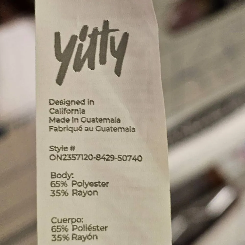 NWT‎ Yitty Womens Heart Pocket Short Romper Large - Image 6