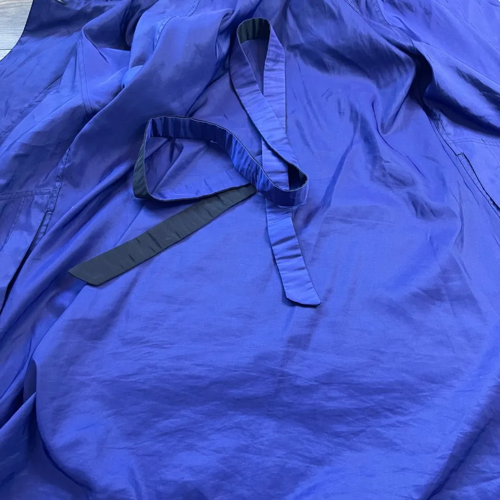 Mycra Pac Donatella Reversible Coat Women's‎ Size S/M Pleated Hood Black Purple Size M - Image 15