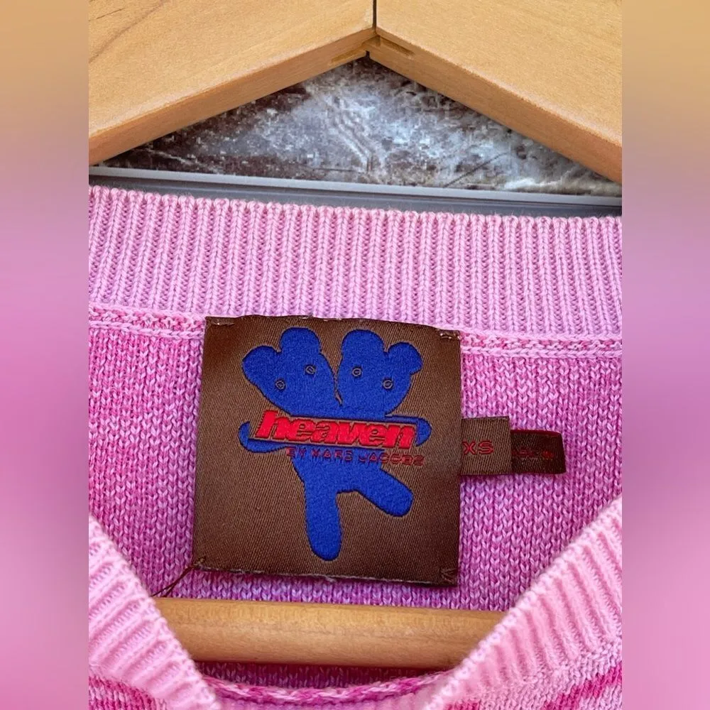 Marc Jacobs Pink Heaven By Marc Jacobs Scribblez Sweater XS - Image 9