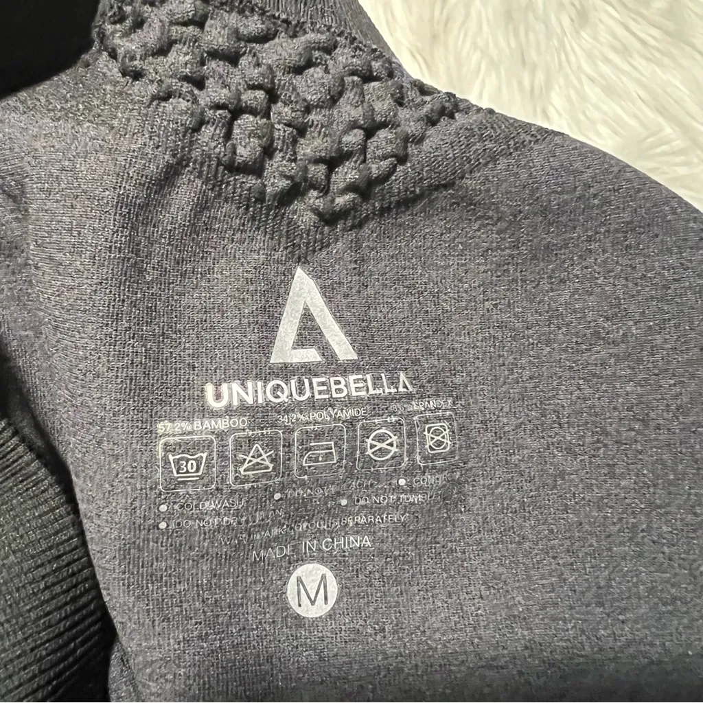 UNIQUEBELLA Thermal Long Johns Base Layer Black Bamboo M Size M - Image 10