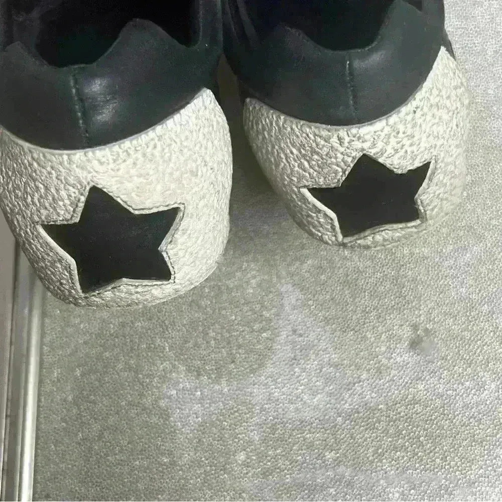 ASH Nirvana Black Leather With Zip Detail Sneaker EU 38 - Image 8