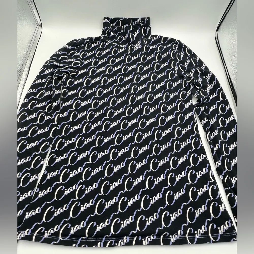 Anthropologie Maeve Ciao Printed Mock Turtleneck Long Sleeve - Image 4