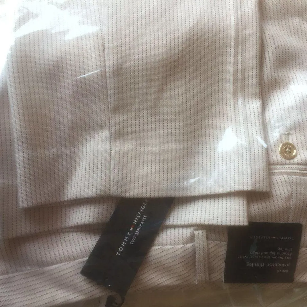 Tommy Hilfiger women's size 14 "Princeton slim leg" fitted dress pants 36x31 - Image 8
