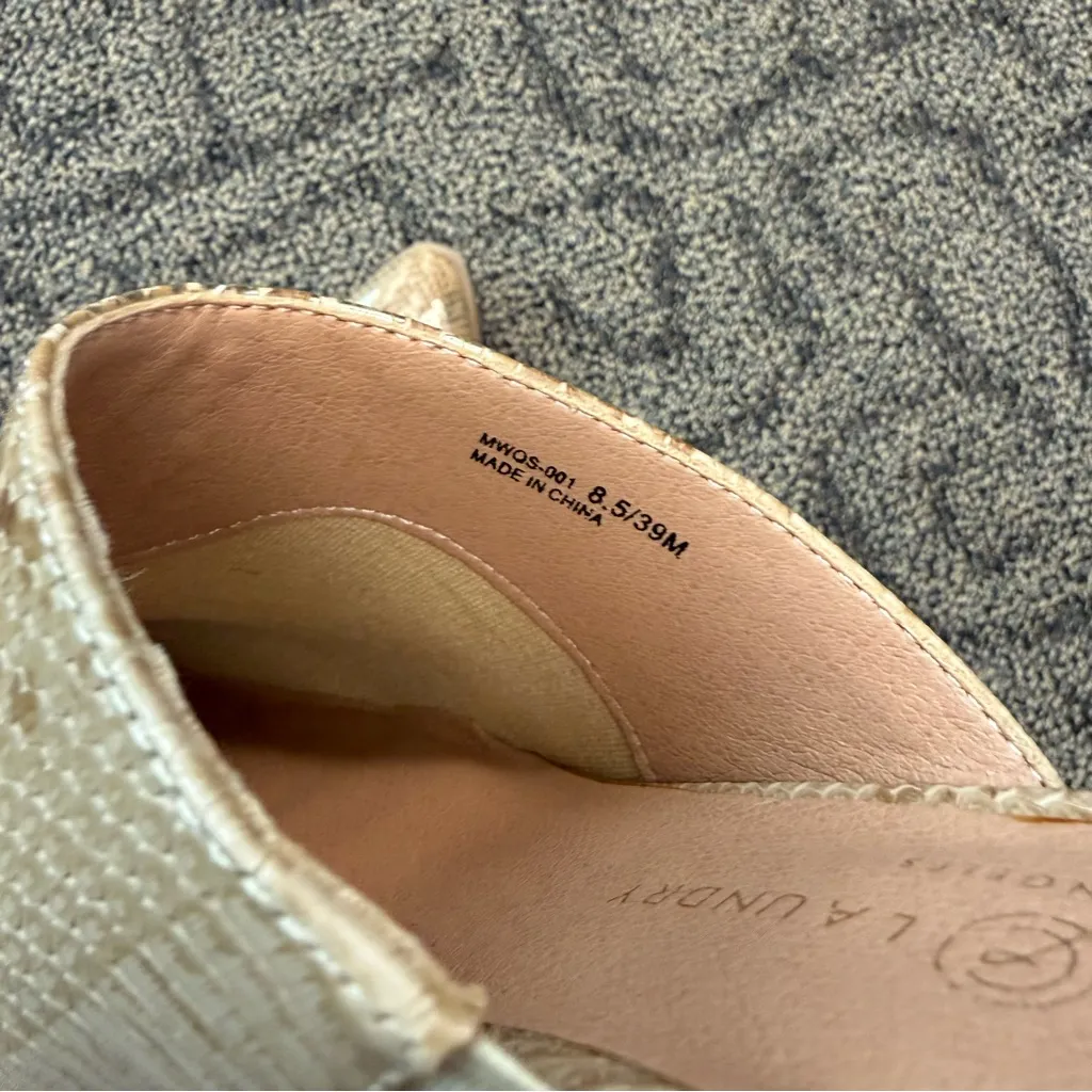 Chinese Laundry Millie Mules in Gold Faux Snakeskin - Image 6