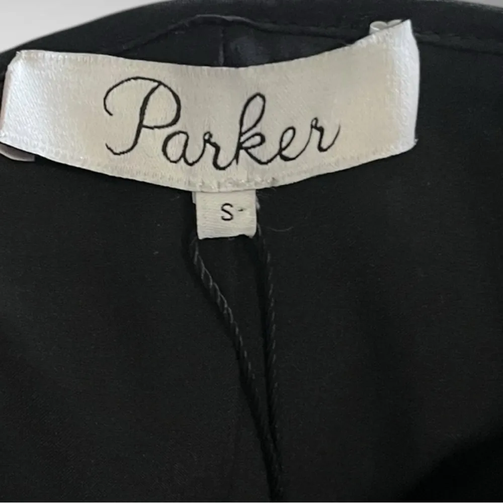 Parker  Sutton Romper Black Silk Corset Top Flowy Shorts Pockets XS | NWT - Image 10