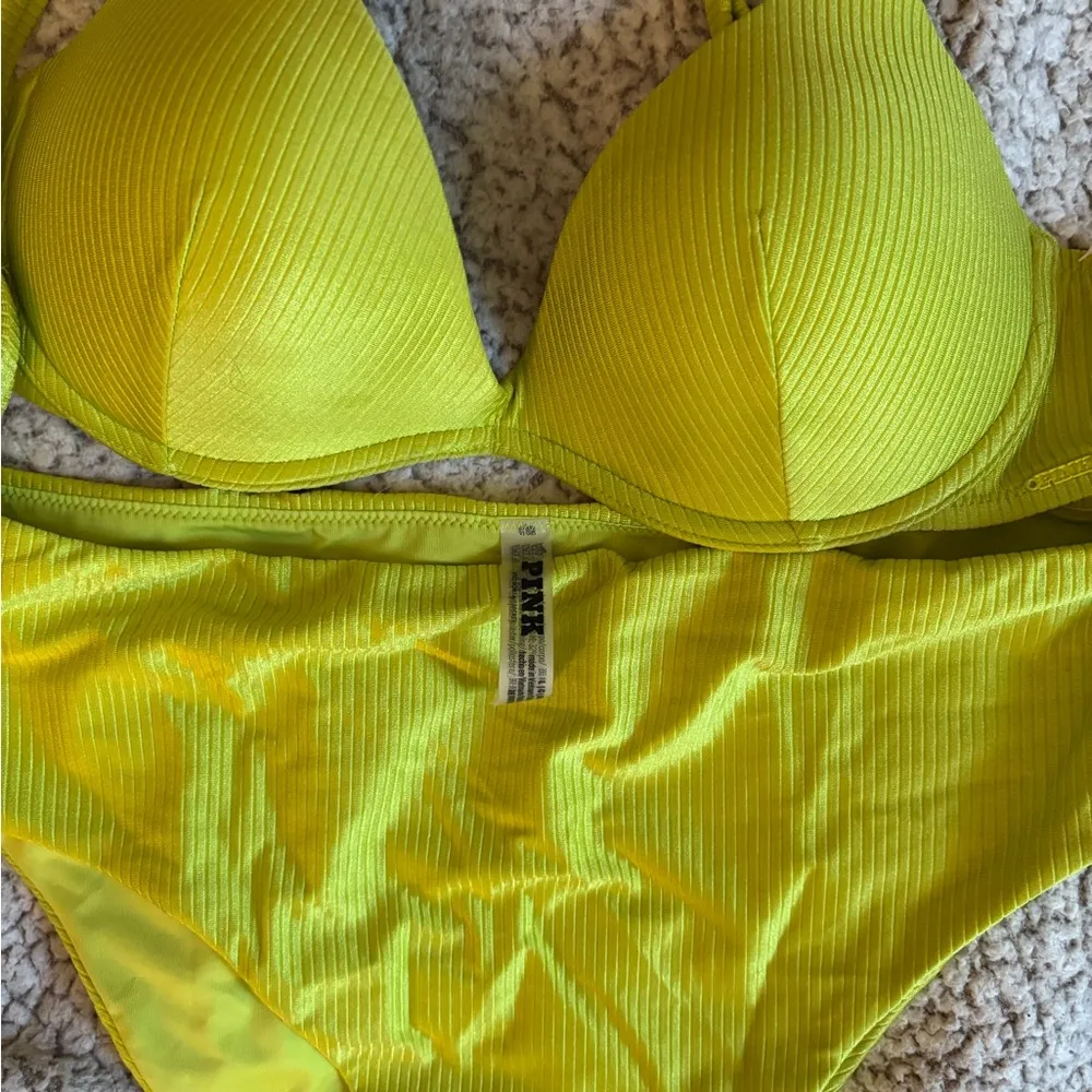 Vibrant Yellow Bikini Set Victoria’s Secret - Image 4