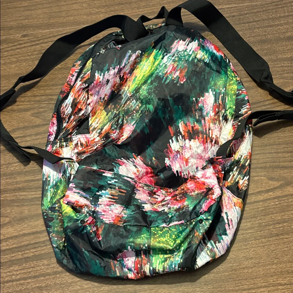 Hershel Packable Daypack Backpack Pixel Floral Nova - Image 2