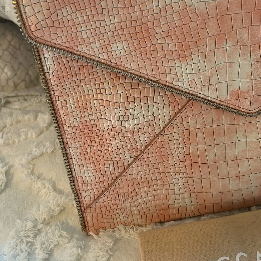 Rebecca Minkoff Pink and White Clutch - Image 2