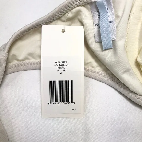 New  Ruffle Trim Bandeau Bikini Removable Strap Halter Swim Top - Image 16