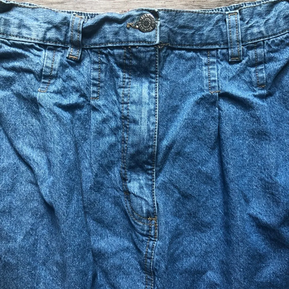 Vintage Jean Blue Jean Skirt Above The Knee M Size M - Image 2