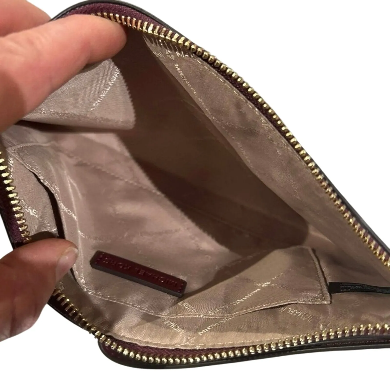 MICHAEL KORS Jet Set Large Leather Clutch Wristlet Wallet New with Tag MSRP $258 - Image 11