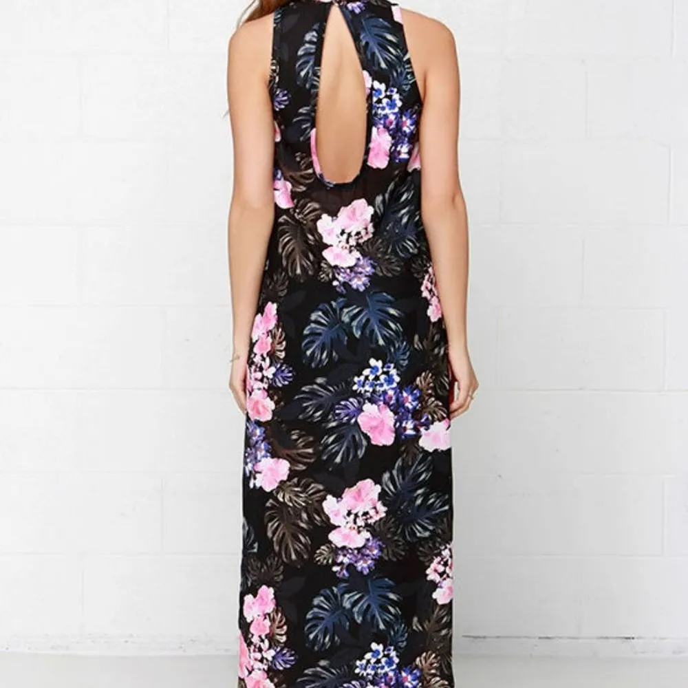 THE FIFTH LABEL Dress Adore You Maxi Floral Trendy Slit  Extra Small NWT - Image 3