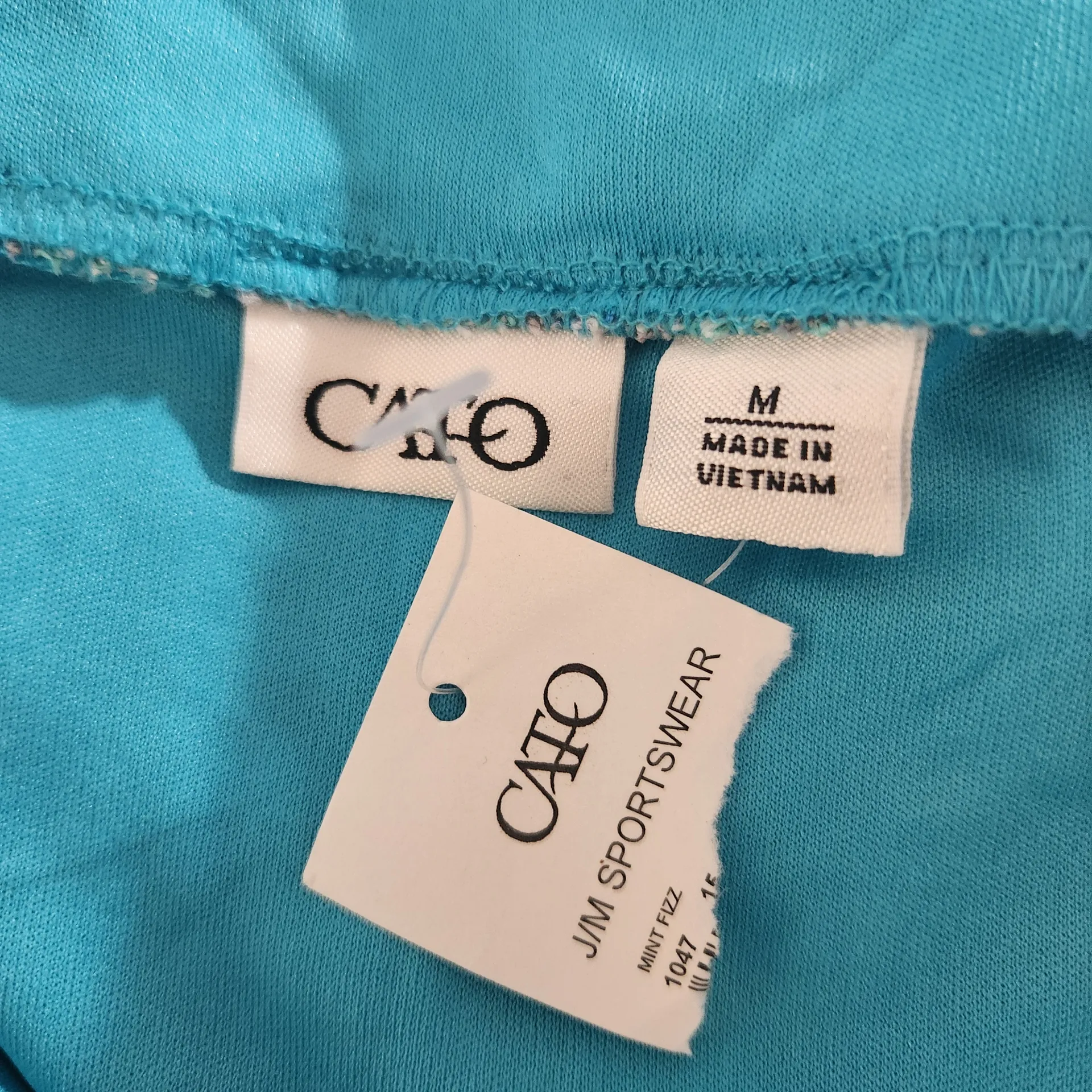 Cato Aqua Blue Boho Maxi Skirt Size Medium NWT - Image 8