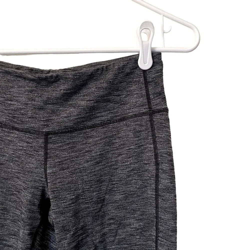 Athleta full length gray leggings hidden pocket comfort athleisure yoga pants - Image 2