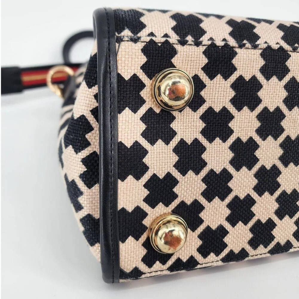 Spartina 449 Daufuskie Island Linen and Leather Weekender Bag - Image 6