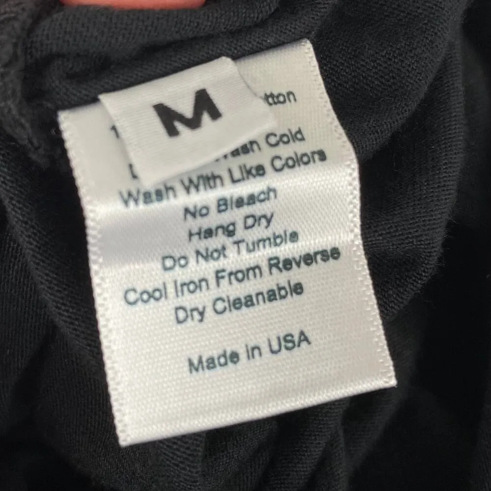 St. Roche Black Echo Cropped Muscle Tee Medium - Image 9