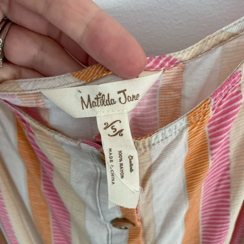 Matilda Jane Small Womens wide leg Jumpsuit - Image 7