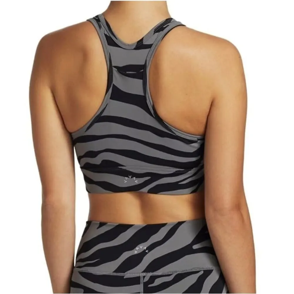 Varley New Berkeley-B Bra in Steel Zebra Small - Image 3