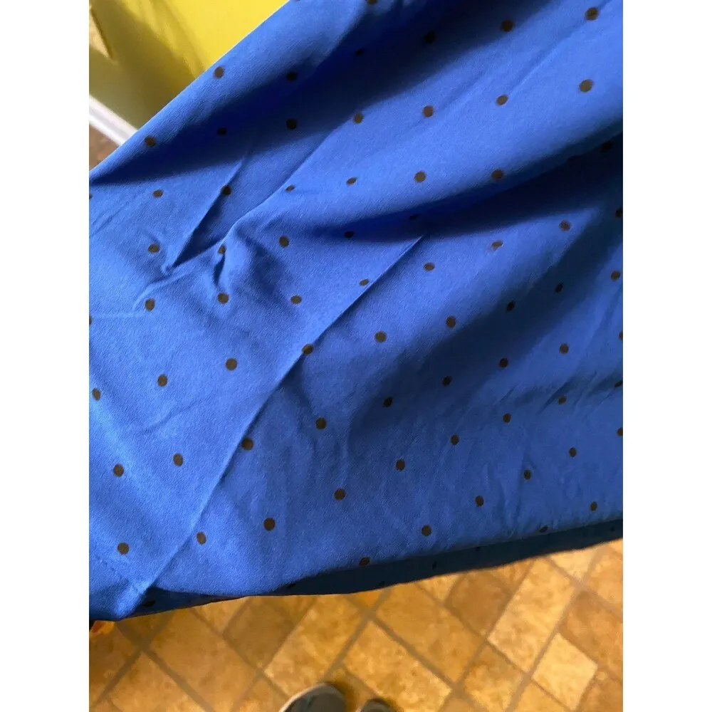 Beautiful Lightweight Target Merona XL blue polka dot Dress - Image 7