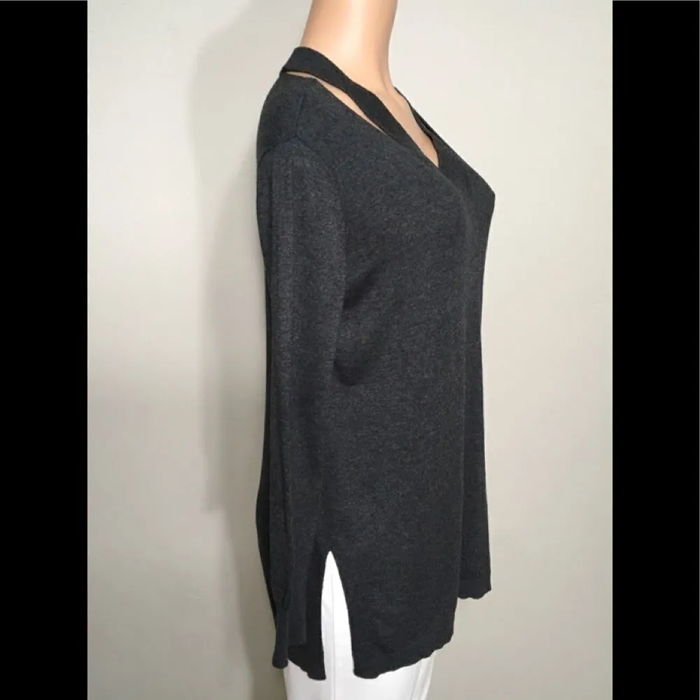 Heather gray oversized sweater. NWOT - Image 4