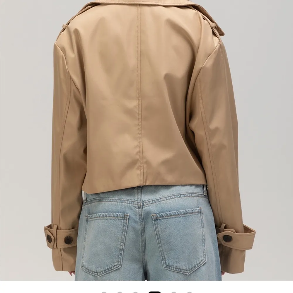 RSQ Womens Crop Trench Coat - Image 4