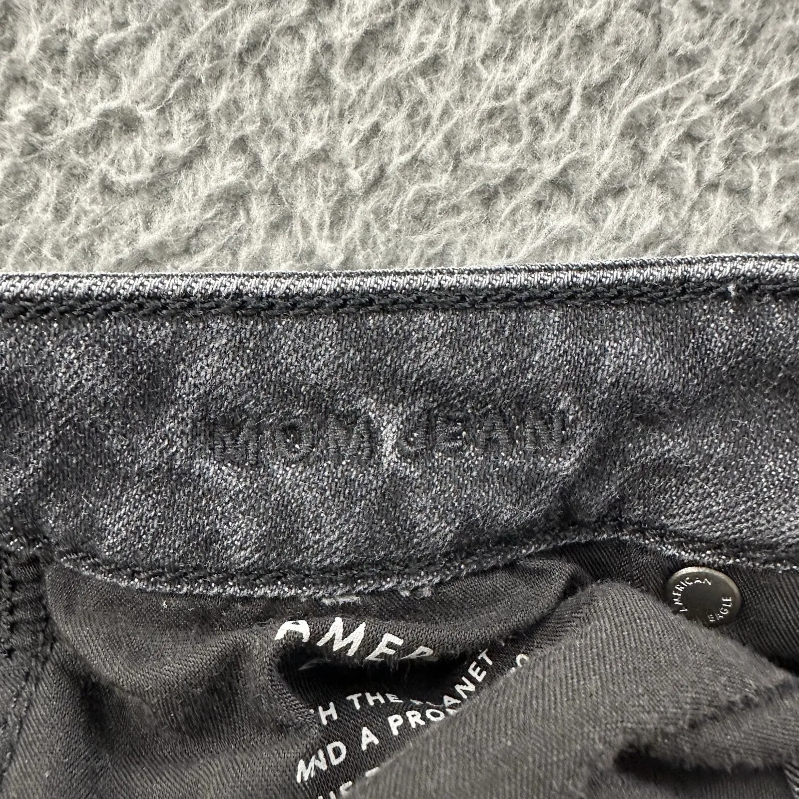 American Eagle Mom Jeans Strigid High‎ Rise Preppy Straight Leg Women's 2 x 28 - Image 4