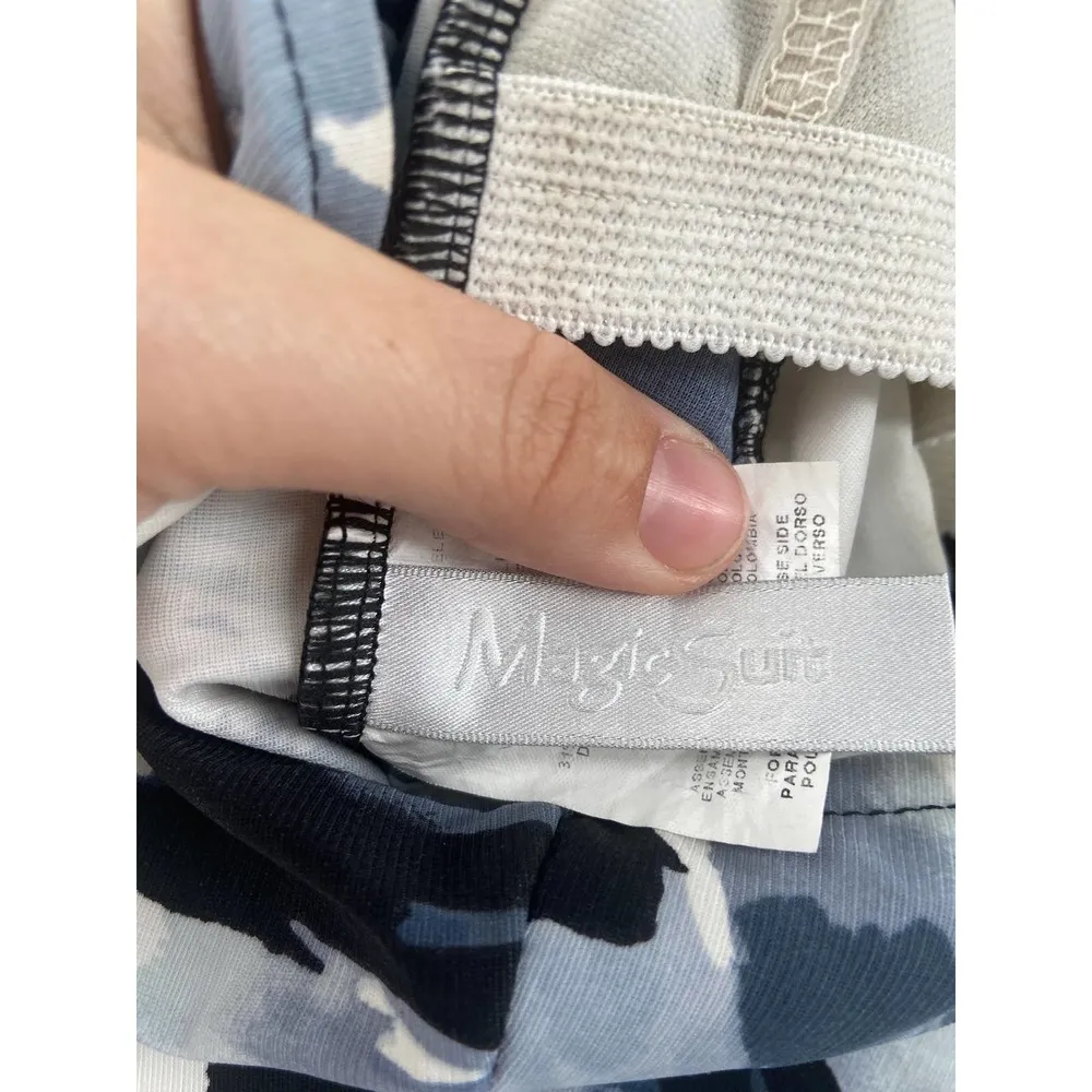 MagicSuit Floral Print Sweetheart Draped Slimming One Piece Swimsuit Size 10 - Image 4