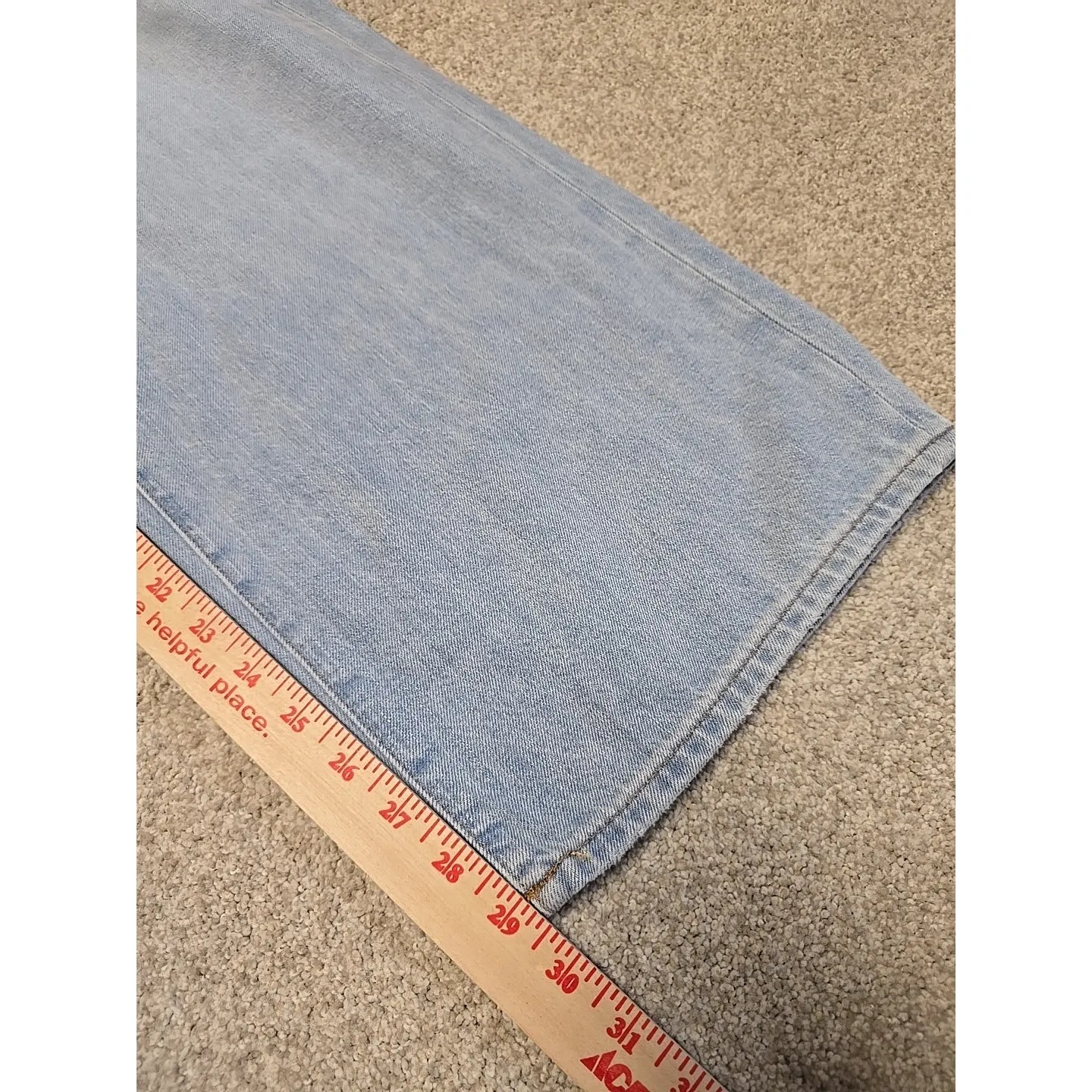 Madewell Curvy The Perfect Vintage Wide Leg Crop Jeans‎ High Rise Sz 29T $128 - Image 11