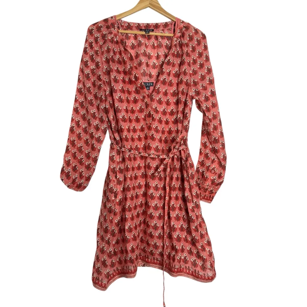 J.Crew Cabana mini dress in block-print ramie - Image 4