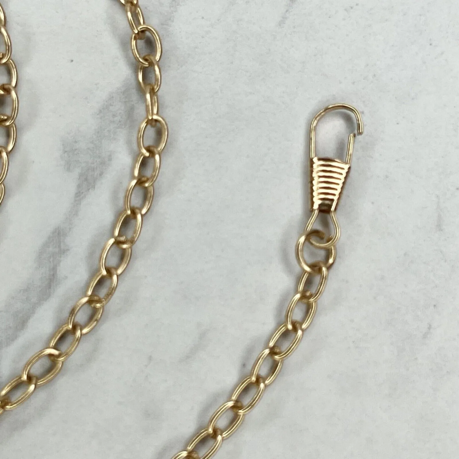 Gold Tone Chain Purse Strap Replacement Crossbody Shoulder Handbag 46" ✨ - Image 2