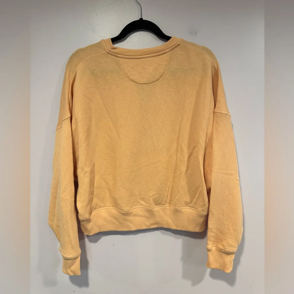 American‎ Eagle peach crop Henley lightweight sweatshirt - Image 4