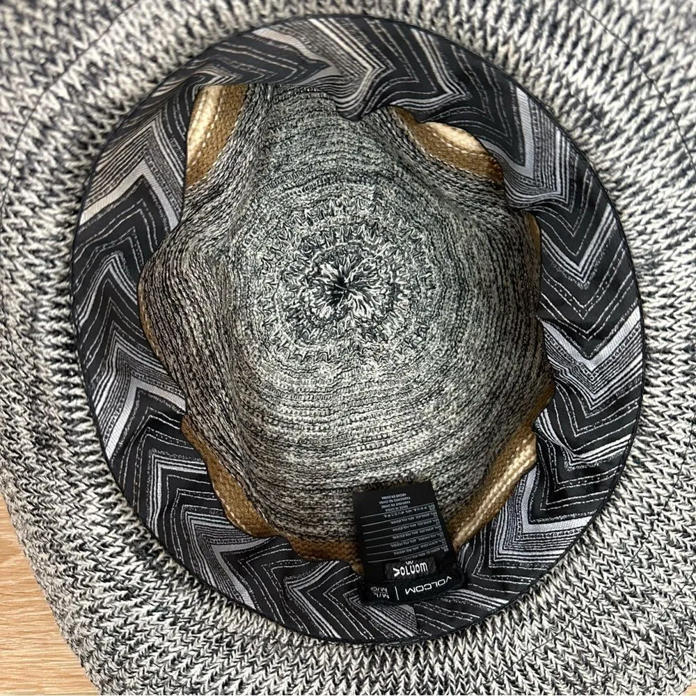 Volcom Downtown Heathered Gray Black Fedora - Image 8
