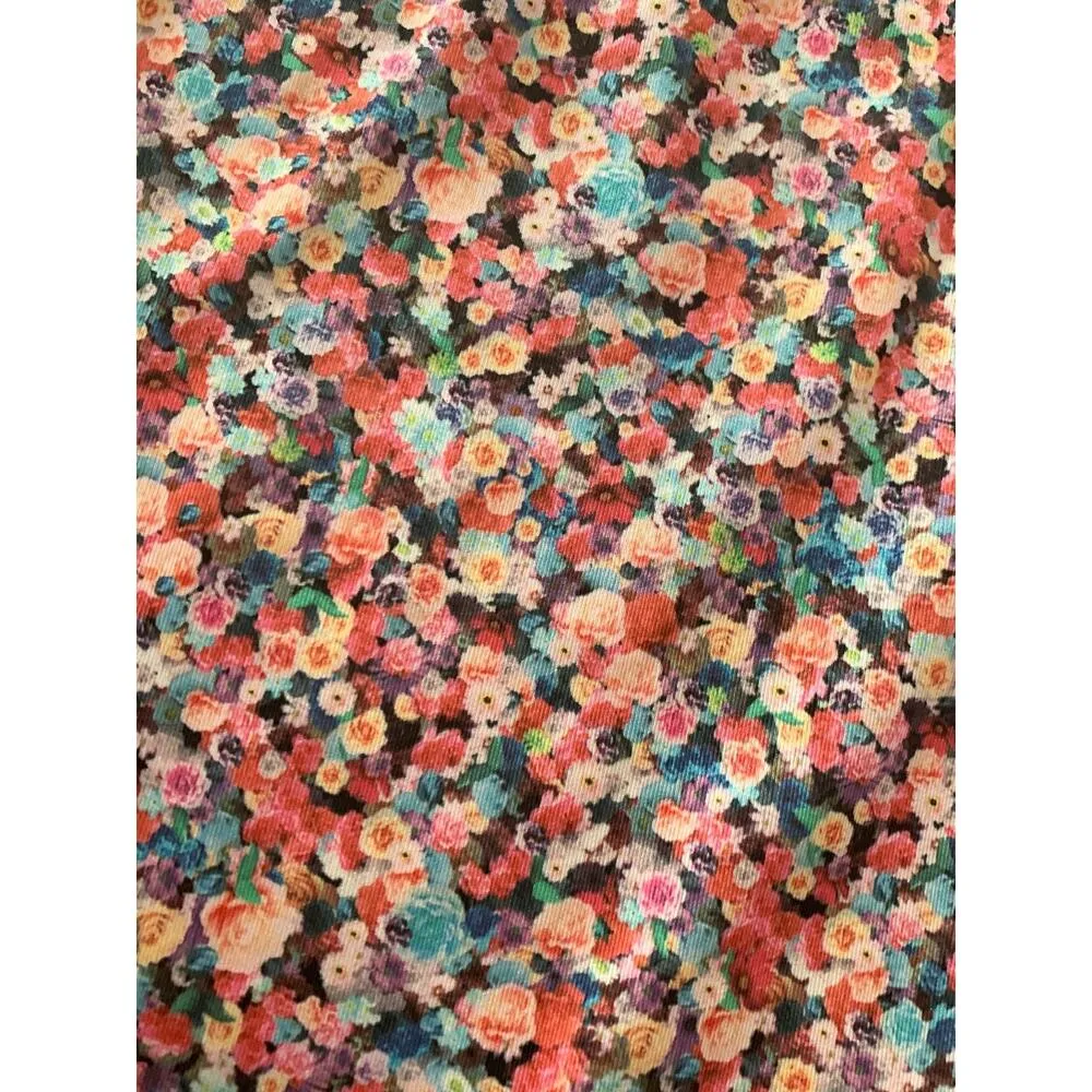 Lululemon mesh with me salmon pink floral racer back print woman’s size 6 dot - Image 4