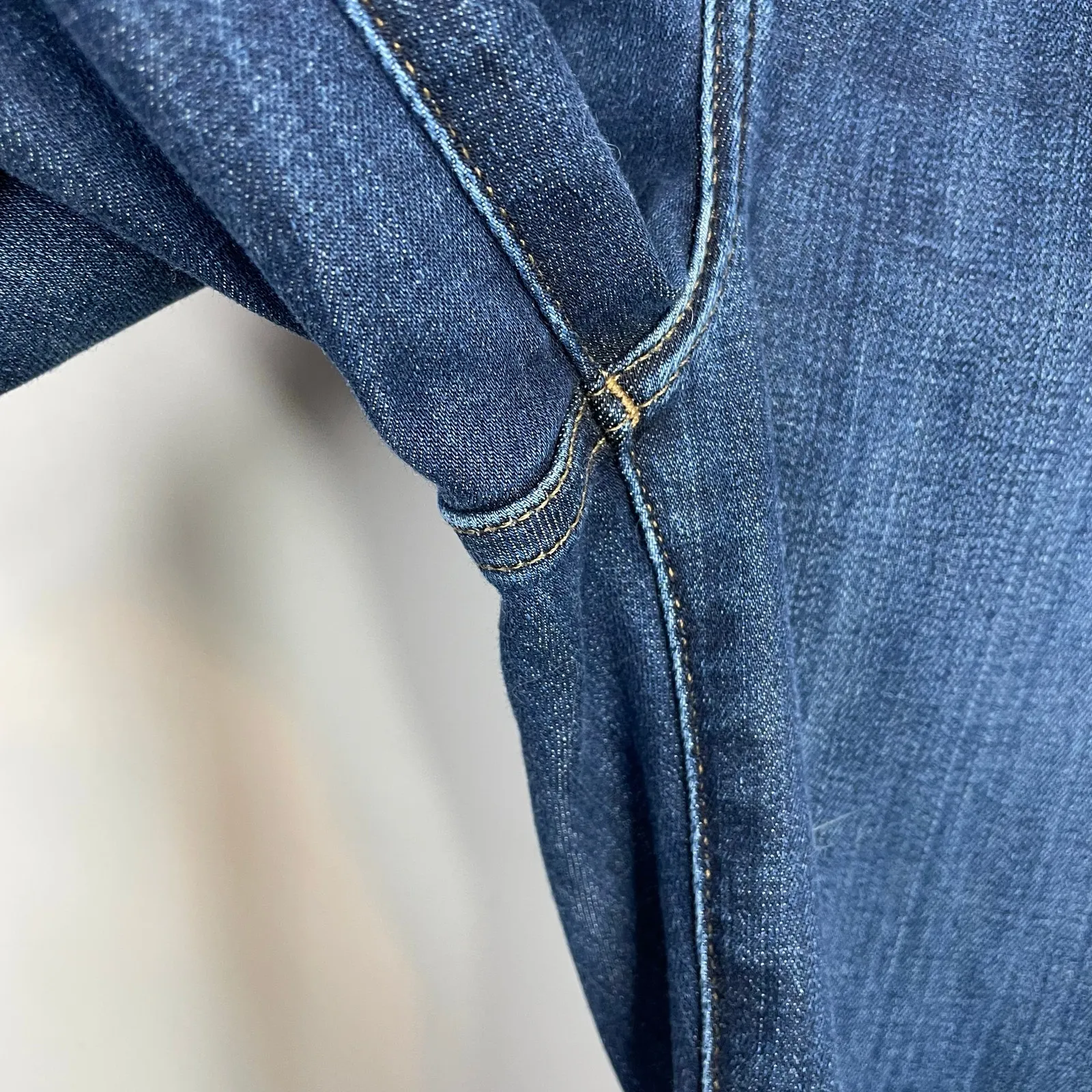 Madewell Stovepipe Tencel Stretch Ankle Slim Straight Jeans 28T 28 Tall Long - Image 6