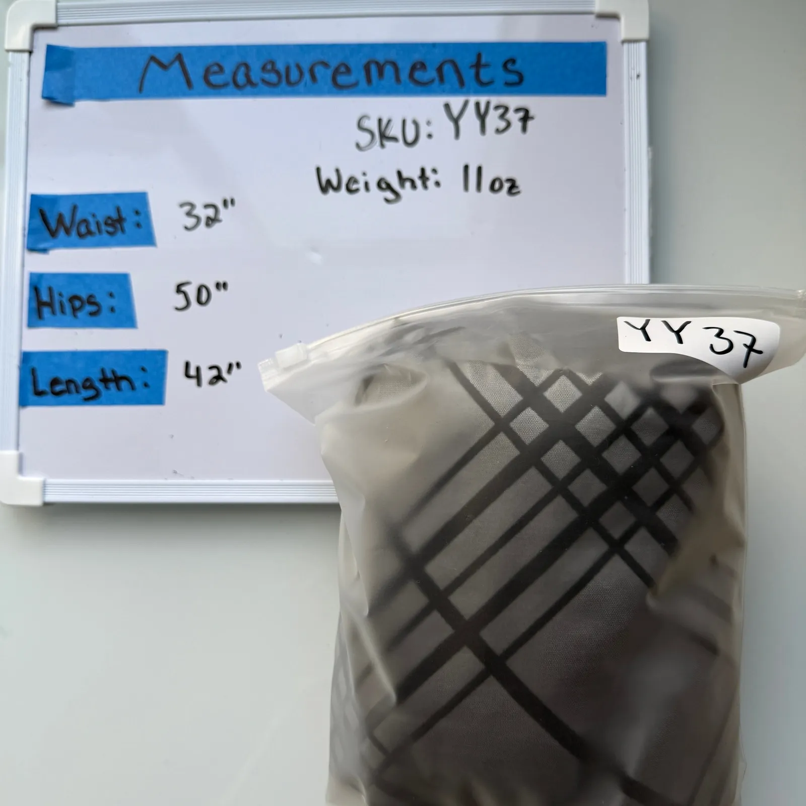 Victor Costa Silver Maxi Skirt Size 10 Plaid Pattern Evening Party‎ - Image 10