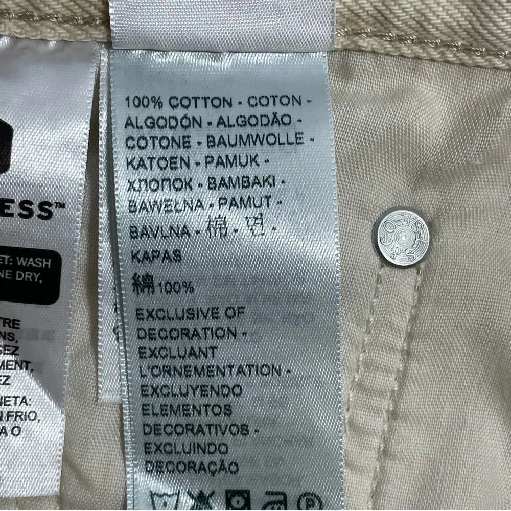 NWT Levi’s Premium 80’s Mom Jeans Beige Tan Size 25x30 High Rise Tapered Relaxed - Image 10