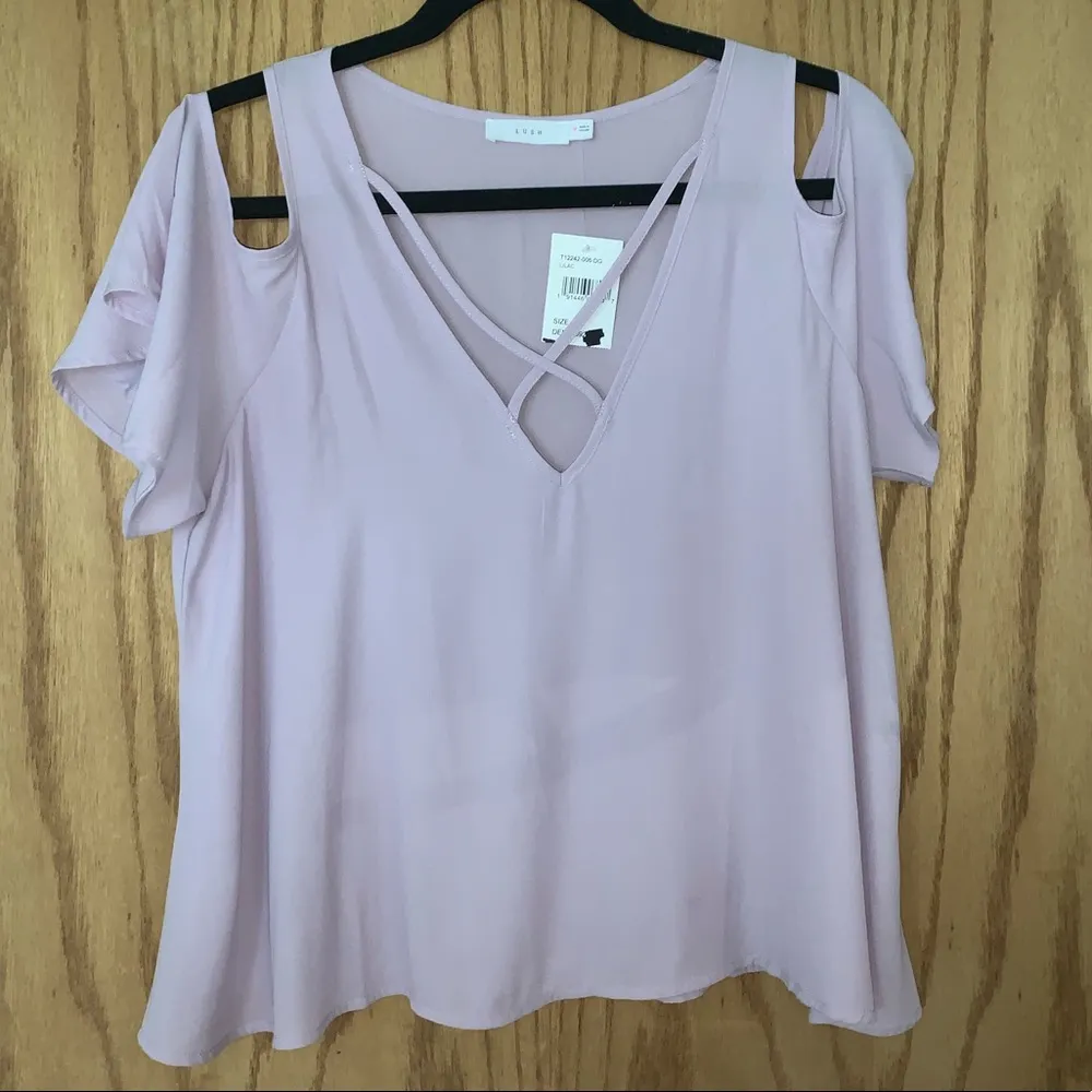 Lilac Off the Shoulder Top - Image 3