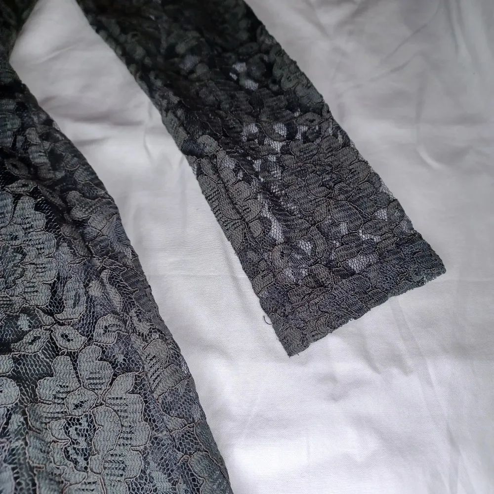 Altar'd state long sleeve black goth lace dress - Image 3