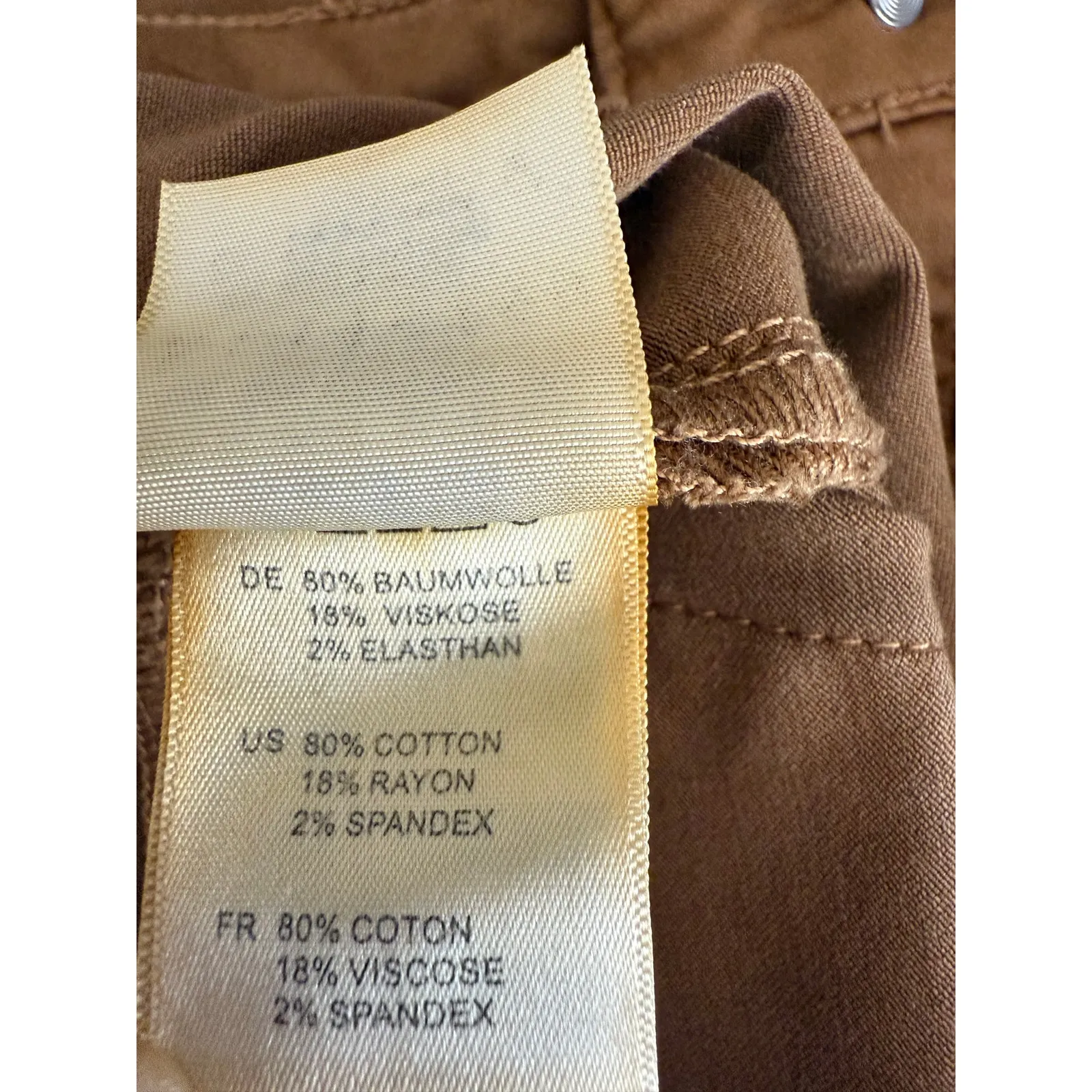 Articles of Society Sarah Skinny Ankle Jeans Women’s Sz 26 Tobacco Brown Stretch - Image 7