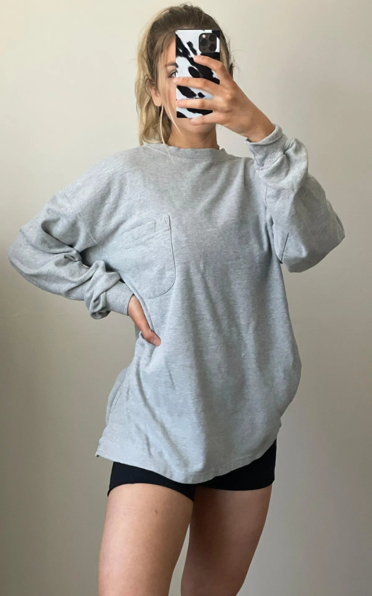 Brooks Brothers Gray Henley Long Sleeve Tee - Image 3