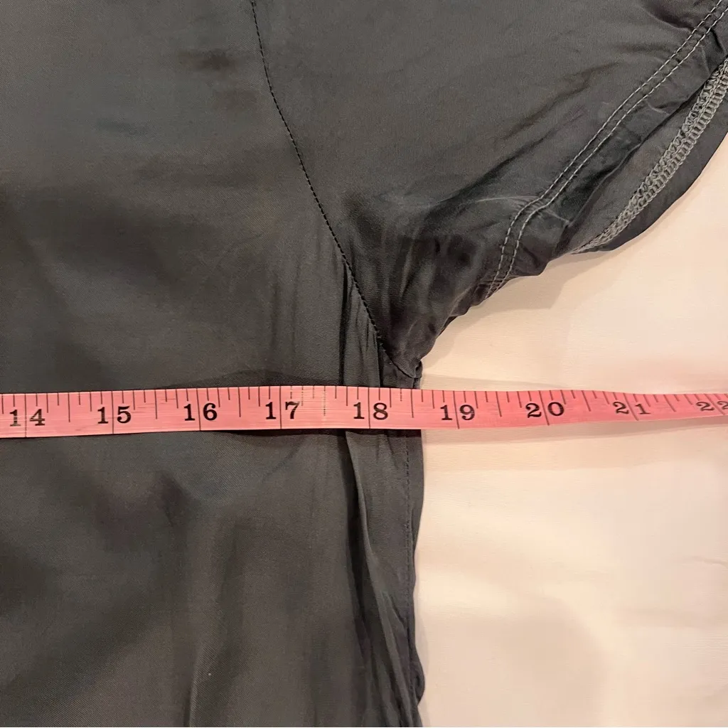 Nation LTD Gray/Blue Silky T-Shirt - Image 6