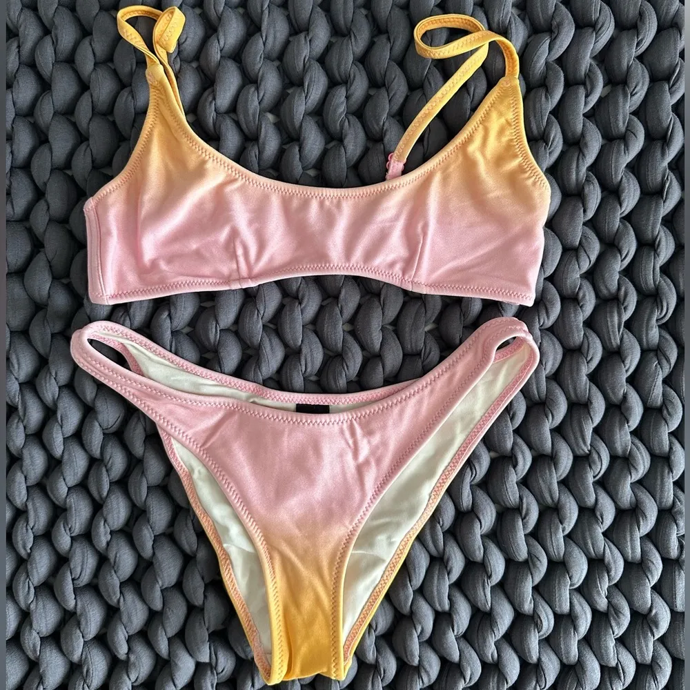 TRIANGL Cameron Sunrise Ombré Bikini Orange Size undefined - Image 7