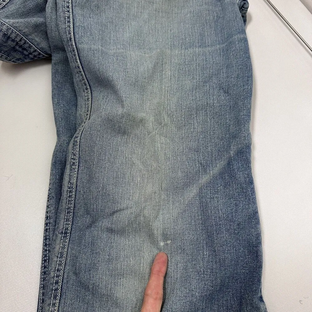 Vintage Jeans Pizzazz Paris High Waist 70s 26 Waist Talon Twiggy Farrah … Blue Size 10 - Image 10