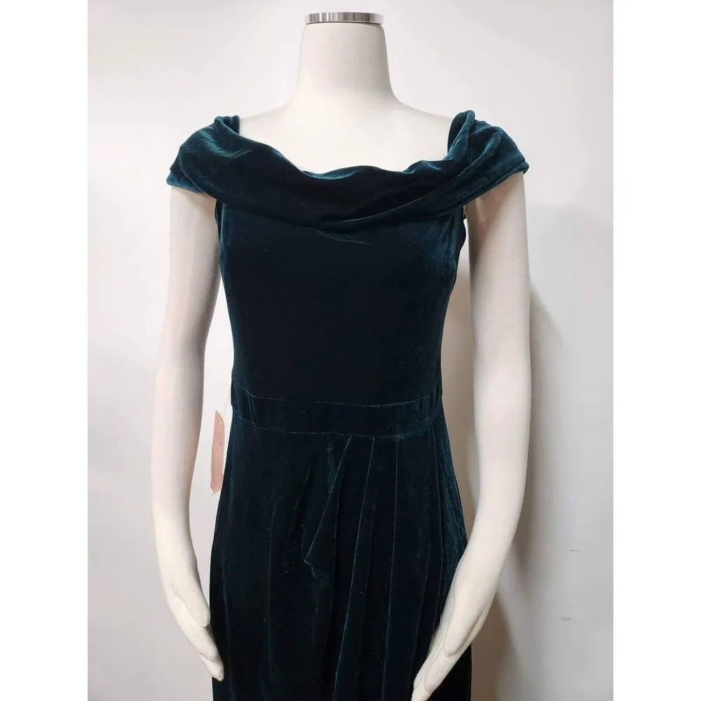 Anthropologie BHLDN Edison Velvet Dress Size 4 - Image 4