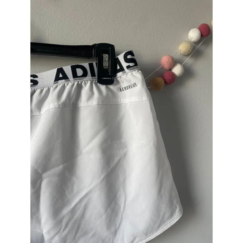 Adidas AeroReady White Athletic Shorts - Image 5