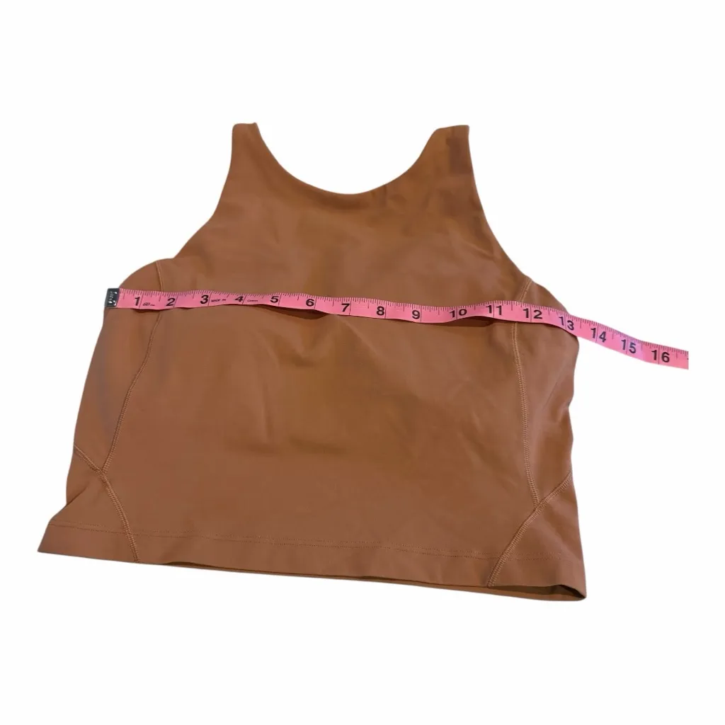 Lululemon Align High Neck Bra Dusty Clay Size 4 Nulu - Image 4