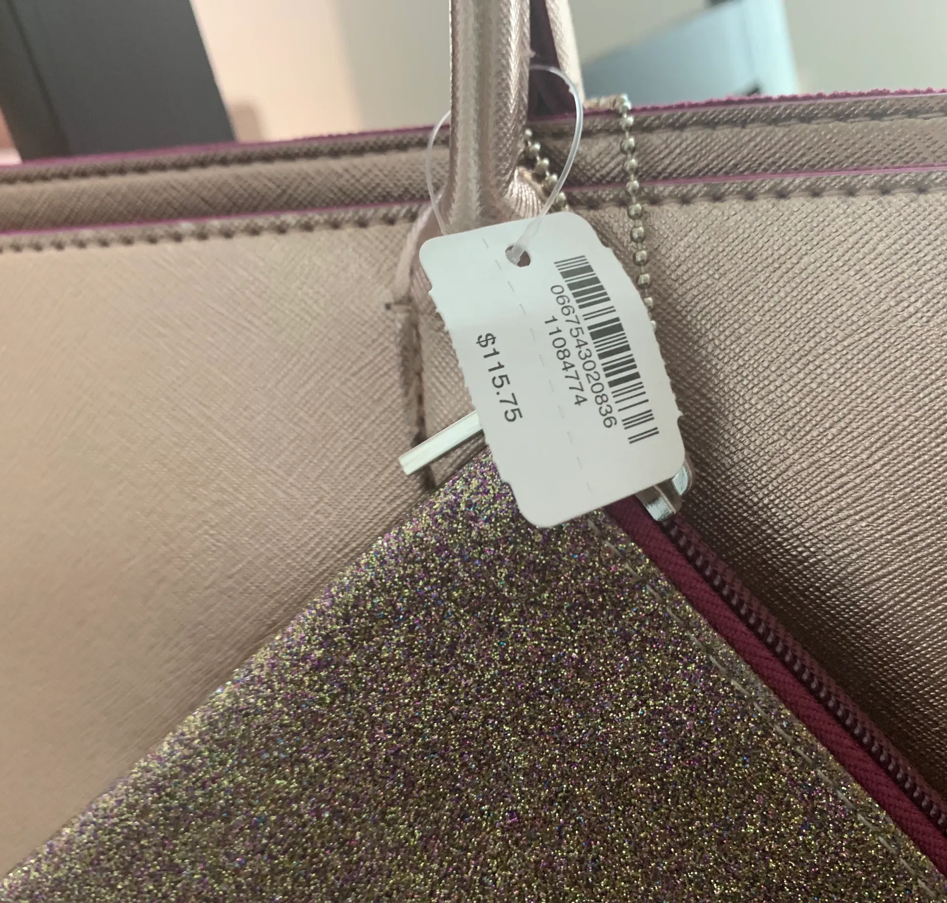 Bath & Body Works VIP Rose Gold Full Zip Large Tote 2 Parts - Image 5