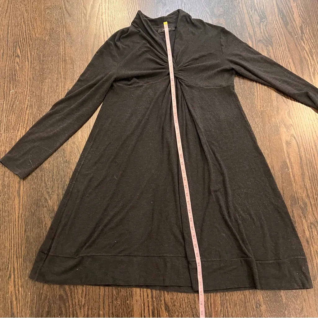 Weekend Max Mara Grey Long Sleeve Dress Gray Size L - Image 7