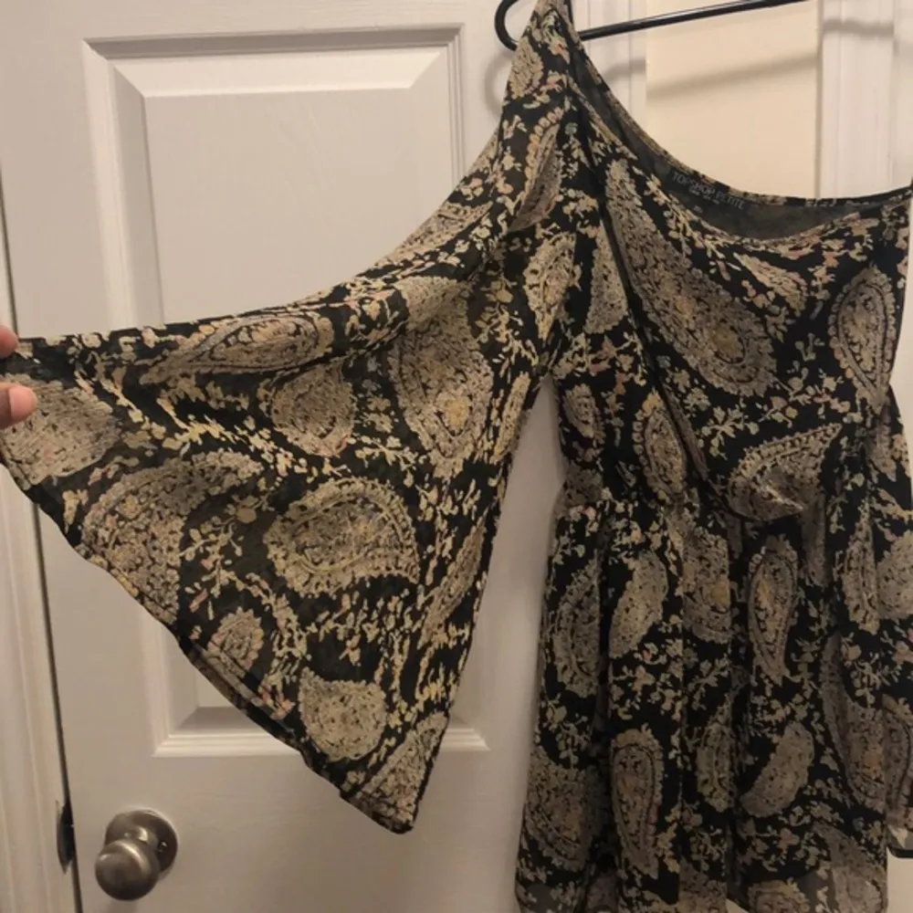 Topshop Bell Sleeve Blouse - Image 2