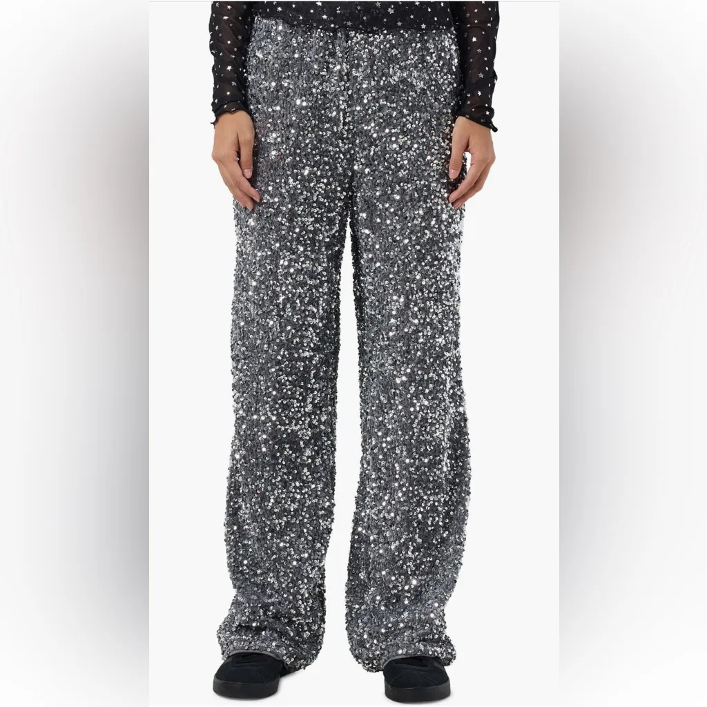 Noisy May Mia Sequin Pants - Image 3